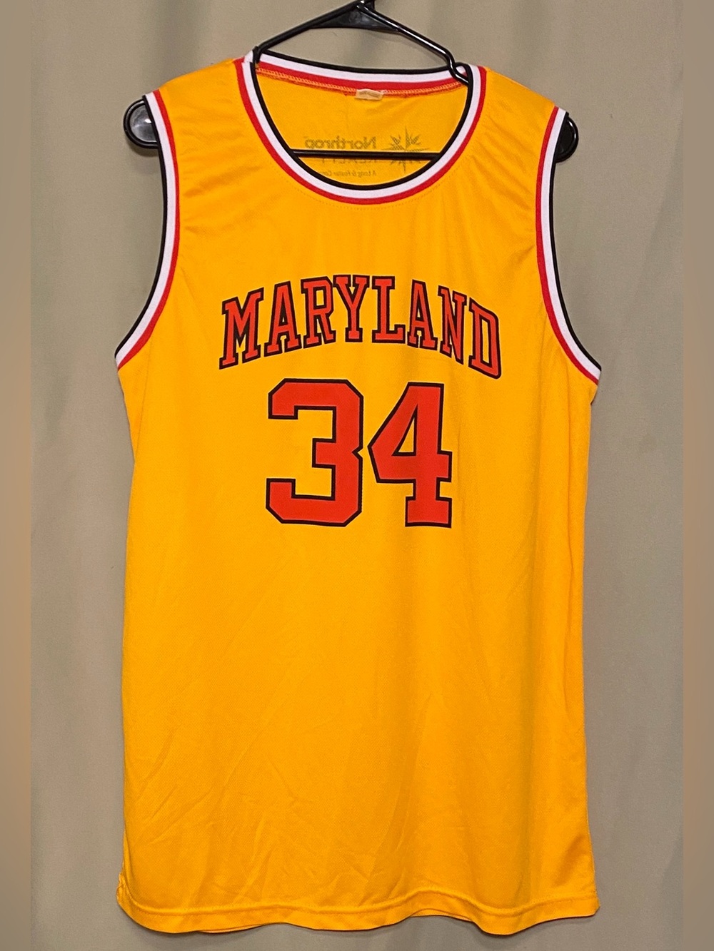 University of Maryland NCAA Basketball Len Bias Promo Jersey Men’s L
